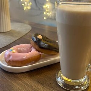 Сет Какао и 2 пышки в глазури, Пышечная (Пышки.бел)