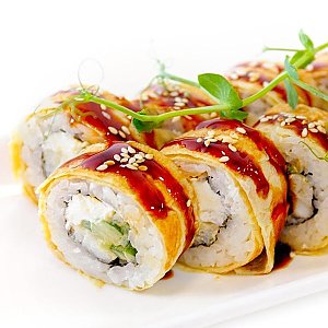 Тамаго Унаги ролл, Fusion Sushi