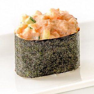 Гункан с креветкой, Fusion Sushi