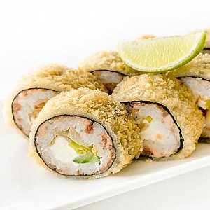 Темпура ролл с лососем, Fusion Sushi