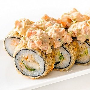 Темпура ролл с окунем, Fusion Sushi