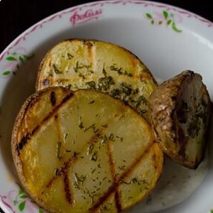 Картофель запечённый с чесночным соусом, ФаСоль