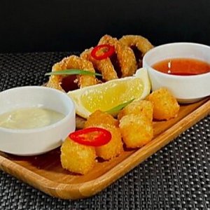 Закуска из кальмаров и моцареллы, ФаСоль