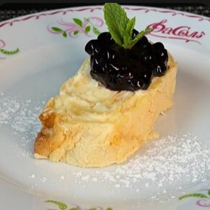 Рулет ванильный с черникой, ФаСоль