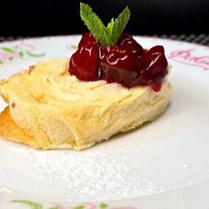 Рулет ванильный с вишней, ФаСоль