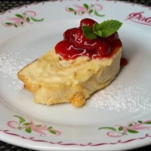 Рулет ванильный с клубникой, ФаСоль