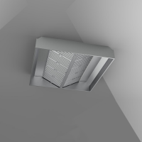 Зонт островной вытяжной ХотКолд 1000×1600×450