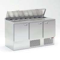  Холодильный стол для салатов (саладетта) LARK SLE1-111GN (1485х700, 8хGN1/3) на сайте Белторгхолод