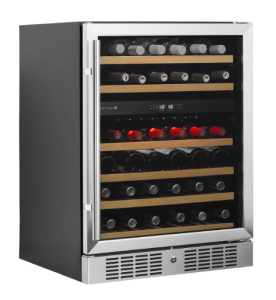  Винный шкаф TEFCOLD TFW200-2S ЧЕРНЫЙ, РАМА ДВЕРИ НЕРЖ. (E5524) на сайте Белторгхолод