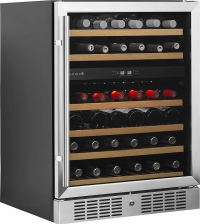  Винный шкаф TEFCOLD TFW200-S ЧЕРНЫЙ, РАМА ДВЕРИ НЕРЖ. (E5525) на сайте Белторгхолод