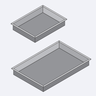 Пекарь Rational Ёмкости с гранитной эмалью 1/1 GN (325 x 530 мм) глубина 40 мм 6014.1104 на сайте Белторгхолод
