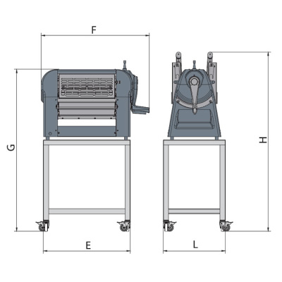 Тестораскаточная машина Flamic SF450VDX700 на сайте Белторгхолод