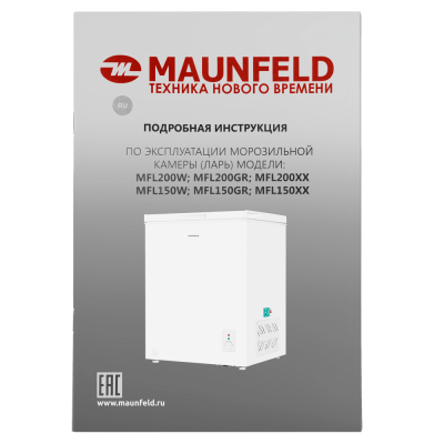 Морозильный ларь MAUNFELD MFL150W на сайте Белторгхолод