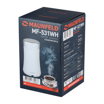 Кофемолка MAUNFELD MF-531WH на сайте Белторгхолод