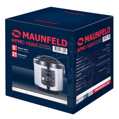 Мультиварка MAUNFELD MPMC-1624S на сайте Белторгхолод