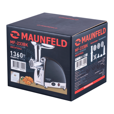 Мясорубка MAUNFELD MF-233BK на сайте Белторгхолод