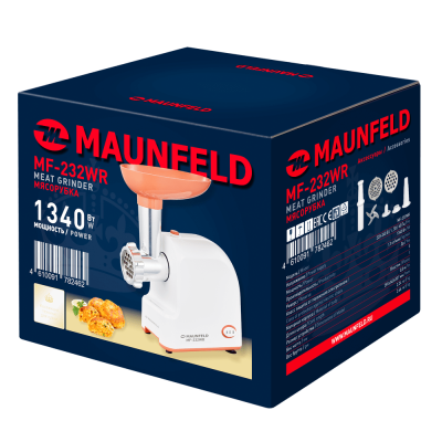Мясорубка MAUNFELD MF-232WR на сайте Белторгхолод