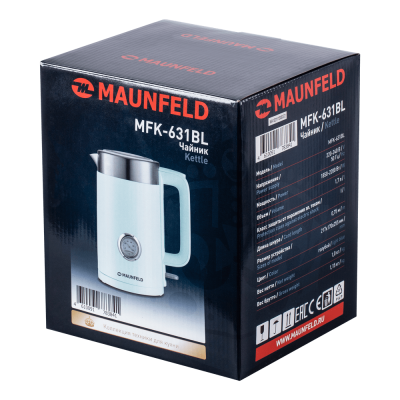 Чайник MAUNFELD MFK-631BL на сайте Белторгхолод