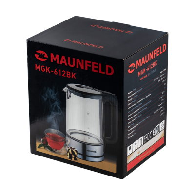 Чайник MAUNFELD MGK-612BK на сайте Белторгхолод