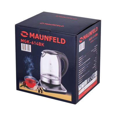 Чайник MAUNFELD MGK-614BK на сайте Белторгхолод