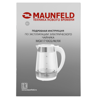Чайник MAUNFELD MGK1710GW на сайте Белторгхолод