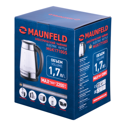 Чайник MAUNFELD MGK1710GS на сайте Белторгхолод