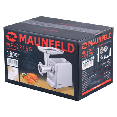 Мясорубка MAUNFELD MF-221SS на сайте Белторгхолод