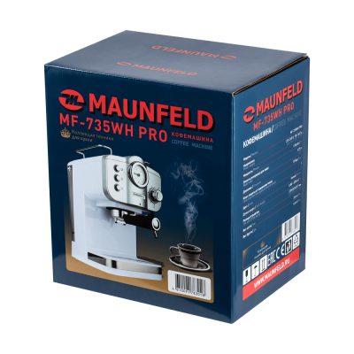 Кофемашина MAUNFELD MF-735WH PRO на сайте Белторгхолод