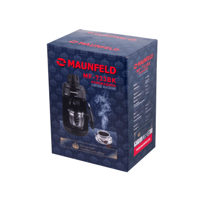 Кофемашина MAUNFELD MF-733BK на сайте Белторгхолод