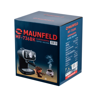 Кофемашина MAUNFELD MF-736BK на сайте Белторгхолод