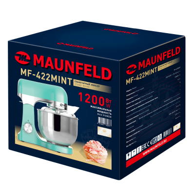 Миксер планетарный MAUNFELD MF-422MINT на сайте Белторгхолод