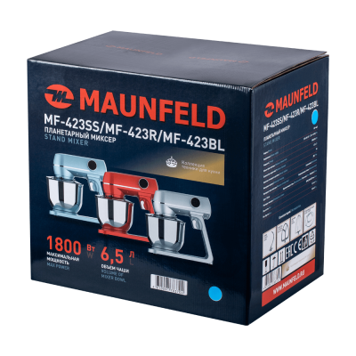 Миксер планетарный MAUNFELD MF-423R на сайте Белторгхолод
