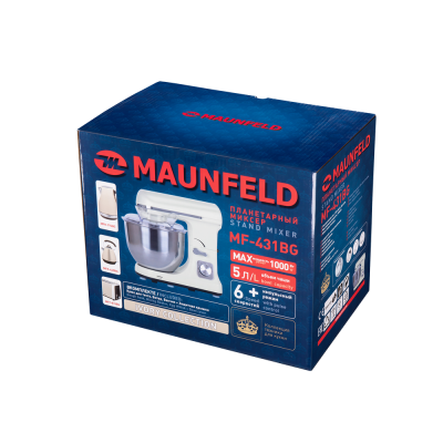 Миксер планетарный MAUNFELD MF-431BG на сайте Белторгхолод