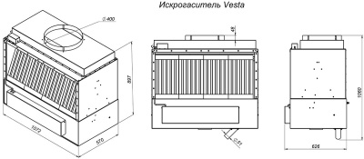 Искрогаситель (гидрофильтр) VESTA на сайте Белторгхолод