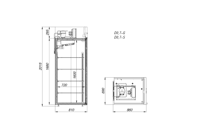 Шкаф холодильный ARKTO V0.7-SD на сайте Белторгхолод