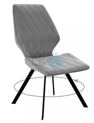 Стул DikLine 243 Black (B22 Grey) на сайте Белторгхолод