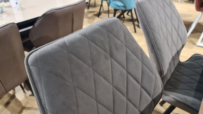Стул DikLine 243 Black (B22 Grey) на сайте Белторгхолод
