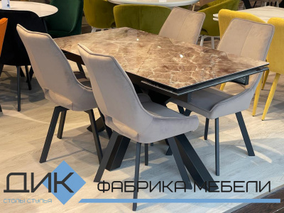 Стул DikLine 268 Black (Z128 бежевый) на сайте Белторгхолод