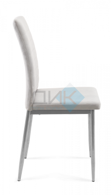 Стул DikLine Текс Chrome (к/з Pegaso белый) на сайте Белторгхолод