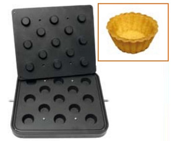 Форма Kocateq DH Tartmatic Plate 35 для 13 тарталеток в виде cupcake на сайте Белторгхолод