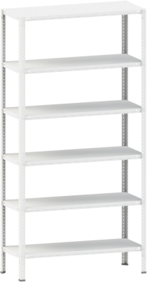 Стеллаж архивно-складской металлический 2200*1200*600, 6 полок (нагрузка на полку - 150 KG) на сайте Белторгхолод