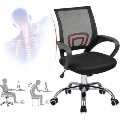 Кресло офисное SitUp MIX 696 chrome (сетка Black/Black) на сайте Белторгхолод