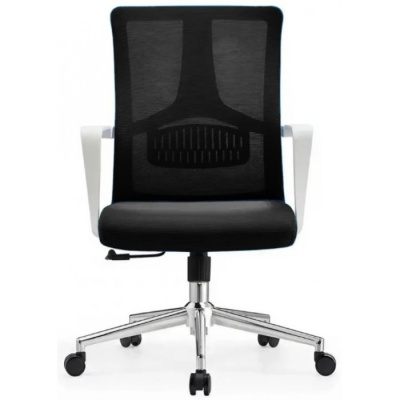 Кресло офисное SitUp CUBE White chrome (сетка Black/Black) на сайте Белторгхолод