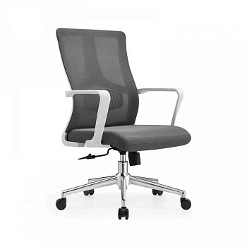  Кресло офисное SitUp CUBE White chrome (сетка Grey/Grey) на сайте Белторгхолод