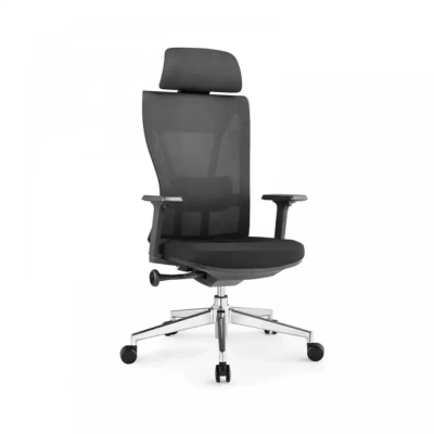 Кресло офисное SitUp DEFENDER chrome (сетка Black/Black) на сайте Белторгхолод