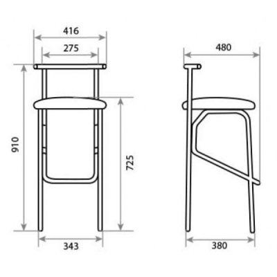 Стул SitUp ELA Hoker Chrome на сайте Белторгхолод