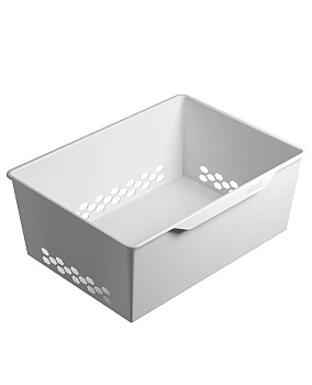  Корзина пластиковая ПРАКТИК Home GBP 60х20 белая на сайте Белторгхолод