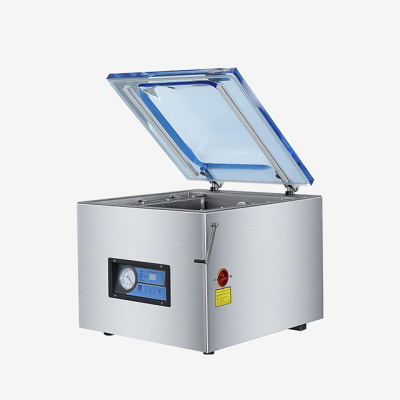 Настольный вакуумный упаковщик Hualian HVC-410T/2A-G (нерж., газ) на сайте Белторгхолод