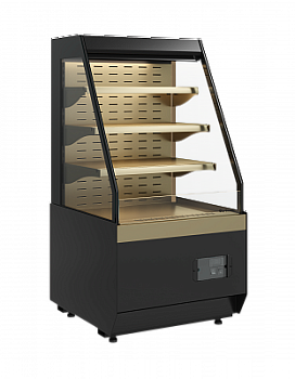  Витрина холодильная Carboma CUBE KC70 VM 0,6-2 STANDARD открытая, горка скошенная боковина (версия 2.0) (9005) на сайте Белторгхолод