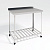  Стол разборный с решётчатой полкой ХотКолд Эконом 900×600×850 на сайте Белторгхолод